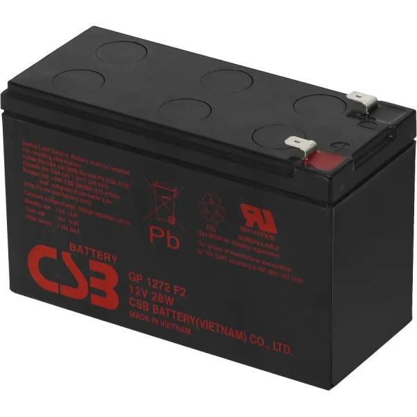 Аккумулятор для ИБП CSB GP1272F2 28W 12 В 7.2 Ач