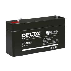 Аккумулятор для ИБП DELTA DT6012 1,2А/ч-6V слаботочные системы EN16,2 зажим (FASTON) - 97x24x52