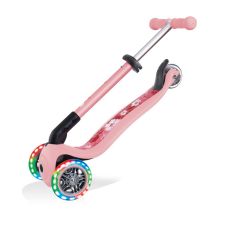 Детский самокат Globber Junior Foldable Fantasy Lights 433-210 пастельно-розовый