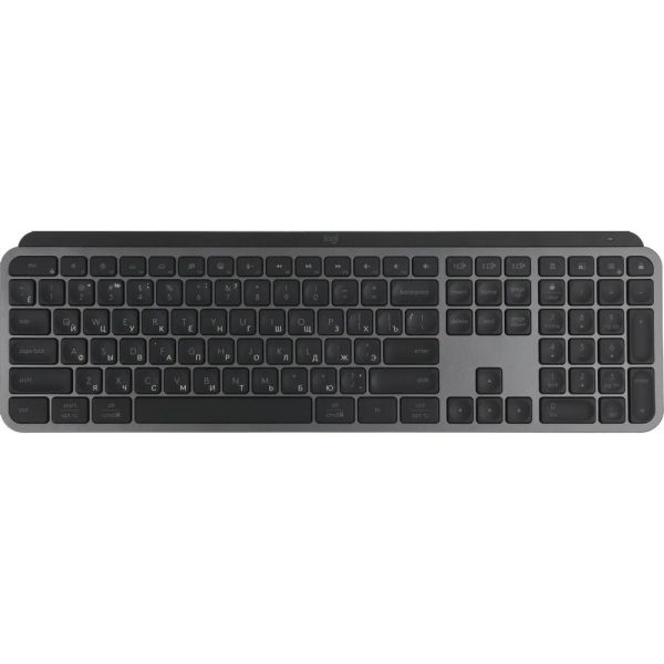 Клавиатура беспроводная Logitech MX Keys S беспроводная, bluetooth/радиоканал, черный/графитовый, 920-011600