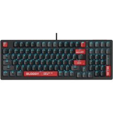 Клавиатура проводная A4Tech Bloody AT98 USB, проводная, черный/красный