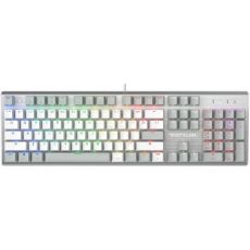 Клавиатура проводная A4Tech Fstyler FS100 Neon USB, проводная, серый/белый