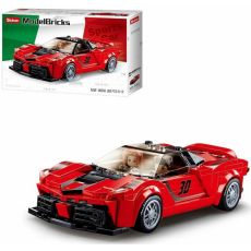 Конструктор Sluban Model Brick Спортивная машина красная M38-B0955 262 деталей