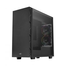 Корпус AeroCool Flo Saturn FRGB Midi-Tower черный flo frgb-g-bk-v1