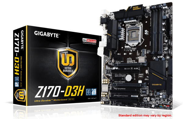 Материнская плата Gigabyte GA-Z170-D3H