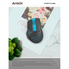 Мышь A4Tech Fstyler FG30 мышь серый и синий