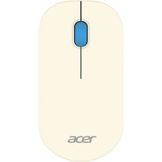 Мышь Acer OMR205 оптическая, беспроводная, USB, белый/голубой [zl.mceee.02h]