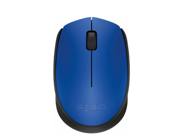 Мышь Logitech M171 синий/черный беспроводной синий/черный